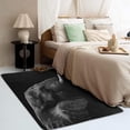 thumbnail image 3 of Elephant Rug & Home Decor - Black and Grey Rugs for Entryway, Front Door Mat Indoor Entrance, Washable Rugs, 3x5 Rug, Non Slip Soft Small Area Rug, African Animal Carpet & Room Decorations Y-&155, 3 of 7