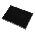 thumbnail image 1 of Terciopelo Anillo Joyas Bandeja, para Anillos Pendientes, Negro, 1 of 8