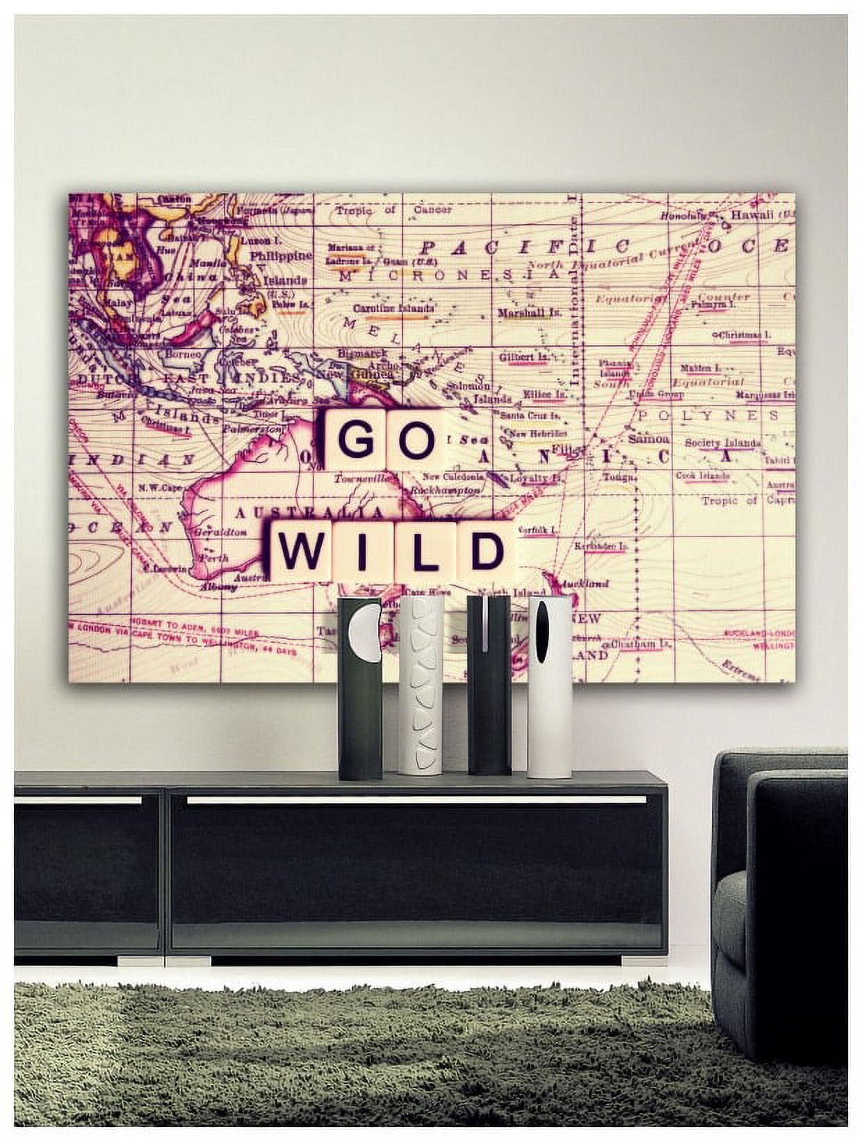 Marmont Hill "Go Wild" Sylvia Cook Painting Print on Canvas