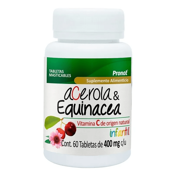 Suplemento Acerola & Equinacea Infantil (60 Tabs) - Pronat Pronat PN-1211