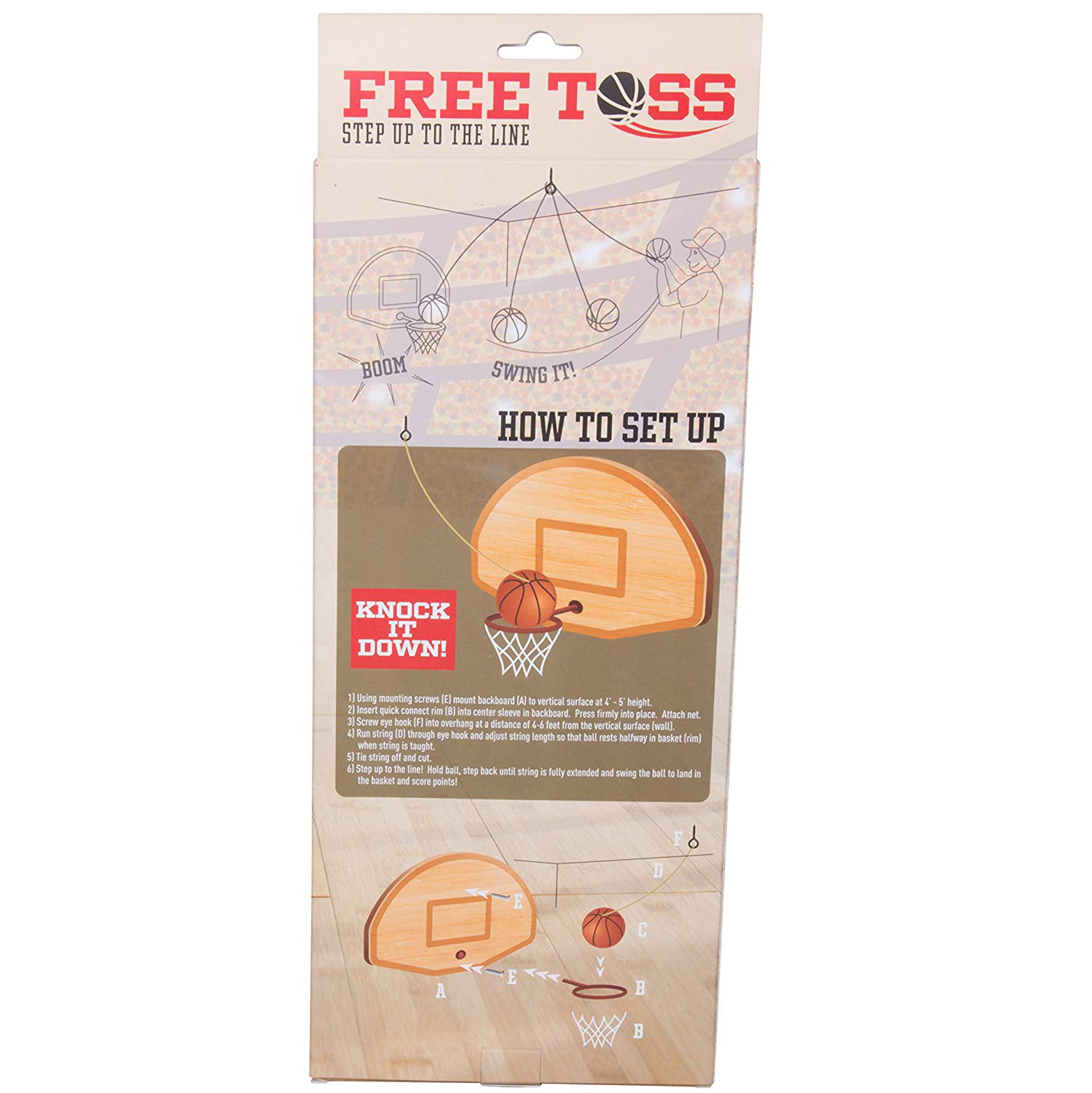 Be First to Basket 100 All for sale online Tiki Toss Basketball and Hoop Swing Game Toss 