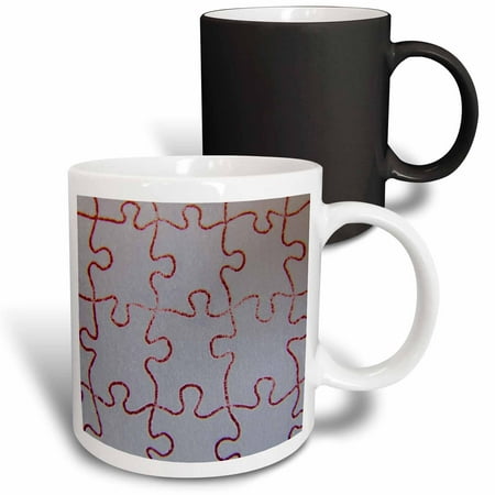 

3dRose Lifes A Puzzle Magic Transforming Mug 11oz