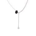 thumbnail image 1 of Collier en Argent Sterling pour Femmes 6 mm en Forme de Goutte de Perle, 1 of 3