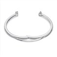 thumbnail image 3 of Attract Cuff Bracelet Jewelry Collection, Rhodium Tone Finish, Clear Crystals, 3 of 4