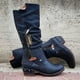 thumbnail image 1 of Botas de montar de vaquero a la moda para mujer, zapatos informales cálidos de tacón medio, botas de tubo medio Wmkox8yii sdhk131, 1 of 3