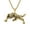 Gold, variant on Men's Stainless Steel Vintage Style Punk Tiger Head Animal Hip Hop Necklace Only Pendant