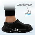thumbnail image 4 of Chef Shoes Non-Slip Oil / Waterproof Clogs Men Women Lightweight Comfort Non Slip Work Shoes Closed Toe for Nurse Kitchen Safety Work Shoes, 4 of 6