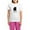 With Pink Pant, variant on CafePress - Black Pug Pajamas - Women's Short Sleeve Print T-Shirt and Pants Light Cotton Pajama Set