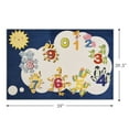 thumbnail image 7 of SUSSEXHOME Contemporary Padded Velvet Fleece Polyester Rug - Low Pile, Non-Slip, Easy-Clean, Ideal for Kids' Rooms - Antistatic, Durable - 39.5 x 59 Inches - Count, 7 of 7
