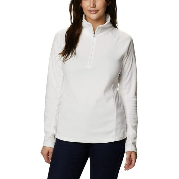 Columbia Womens Glacial Iv Half Zip Pullover Fleece Sea Salt X-Large