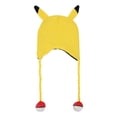 thumbnail image 4 of Sombrero de Laponia Bioworld Pokémon Pikachu con borlas de lana, 4 of 5