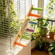 thumbnail image 1 of Juguete de escalera de madera para pájaros con gimnasio de actividades colgante, multicolor, accesorios para jaulas de aves pequeñas para trepar, morder, hacer ejercicio y jugar., 1 of 6
