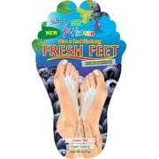 7th Heaven Mint & Iced Blueberry Fresh Feet Deodorising Cream Talc 0.7 Oz