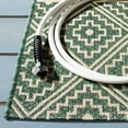 thumbnail image 4 of Safavieh Courtyard Asa Geometric Indoor/Outdoor Area Rug, Dark Green/Beige, 2'7" x 5', 4 of 10