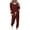 Wine, variant on yievot Sweatsuit Sets for Women 2 Piece Lounge Set Loose Jogger Sets Fall Outfits Tracksuits with Pockets