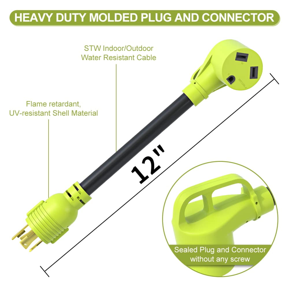 Connecteur de cordon de générateur Reliance Controls 50 ampères 125/250