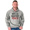 thumbnail image 3 of Funny Worlds Greatest ATM Dad Joke Men's Big & Tall Graphic Hoodie Brisco Brands 3X, 3 of 5