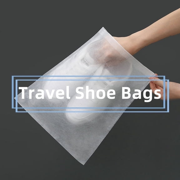20pcs Eco-friendly Travel Shoe Bag Reusable Storage Bags, Non-Woven Breathable Dustproof Bag for Women & Men