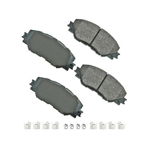 Front Brake Pad Set - Compatible with 2006 - 2018 Toyota RAV4 2007 2008 2009 2010 2011 2012 2013 2014 2015 2016 2017