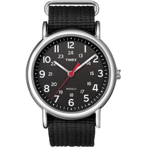 Timex Unisex Weekender Black/Silver 38mm Casual Watch