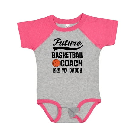

Inktastic Future Basketball Coach Like Daddy Gift Baby Boy Bodysuit