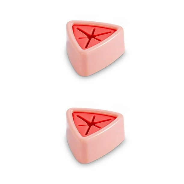 Monstrate Soporte para toallas Cocina Baño Adhesivo Perforación libre Organizador adhesivo extraíble Gancho de trapo Paño de Estante Rosa claro 2piezas