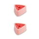 thumbnail image 1 of Monstrate Soporte para toallas Cocina Baño Adhesivo Perforación libre Organizador adhesivo extraíble Gancho de trapo Paño de Estante Rosa claro 2piezas, 1 of 6