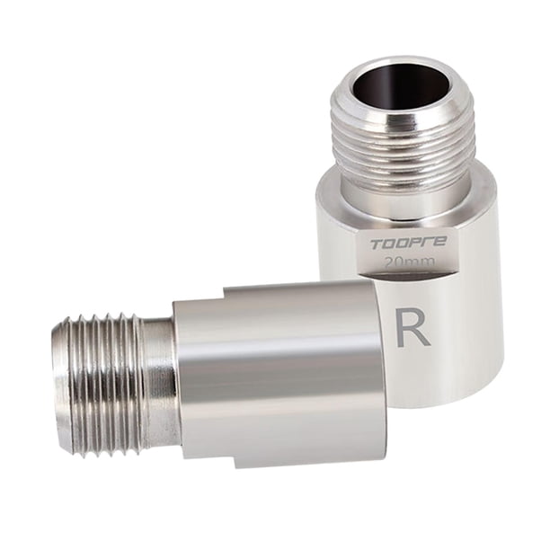 1 par de extensores de pedal, pedales de bicicleta de carretera de montaña, espaciador de extensión, resistente Plata 20mm Zulema Extensores de pedal de bicicleta