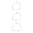 thumbnail image 3 of Minnieouse Tobillera con estilo, resistente, aleación de oro y plata, joyería estética, estilo simple, accesorio de moda, de tobillo, Type2 NO2, 3 of 6