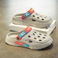 thumbnail image 4 of Mens Casual Sandals Breathable Mesh Walking Mules Sneakers Open Back Slip On Shoes Quick-Dry Slippers, 4 of 9