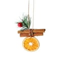 thumbnail image 4 of Adornos navideños Juego de rodajas de naranja con cuerdas para colgar Adornos únicos hechos a mano Lote Árbol de Navidad Vacaciones Granja Decoración rural Interior, 4 of 5
