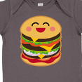 thumbnail image 4 of Inktastic Hamburger Kawaii Boys or Girls Baby Bodysuit, 4 of 5