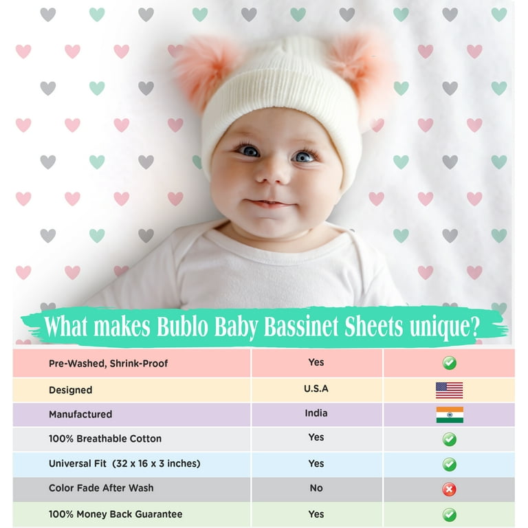 Cotton bassinet hot sale sheets