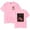 Pink, variant on Sombr Merch 2025 Tour Summer Tee T-shirt women's men's pure cotton short sleeved casual top