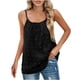 thumbnail image 2 of Moda mujer verano Casual tirantes telescópicos Color sólido Tops Sling chaleco Pompotops  qyievc1479, 2 of 7