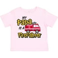 thumbnail image 3 of Inktastic My Papa is a Firefighter with Fire Truck Boys or Girls Toddler T-Shirt, 3 of 5