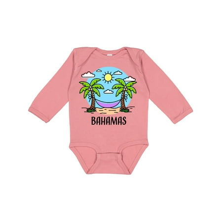 

Inktastic Summer Vacation in The Bahamas Gift Baby Boy or Baby Girl Long Sleeve Bodysuit