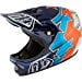 Troy Lee Designs Fusion Adult D2 Bike Sports BMX Helmet Blue Medium Large by