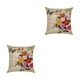 thumbnail image 3 of Funda de almohada de flores decorativa Moyic, fundas para cojines y almohadas decorativas kztym001-5 2Conjunto, 3 of 6