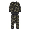 thumbnail image 3 of Bysome Summer Outfits Set For Kids Boys Baby Toddler Kids Outfit Soft Cotton Warm Crewneck Cartoon Dinosaur Long Sleeve Pullover Pants Clothes Set For Or Girls For 5-6 Years, 3 of 4