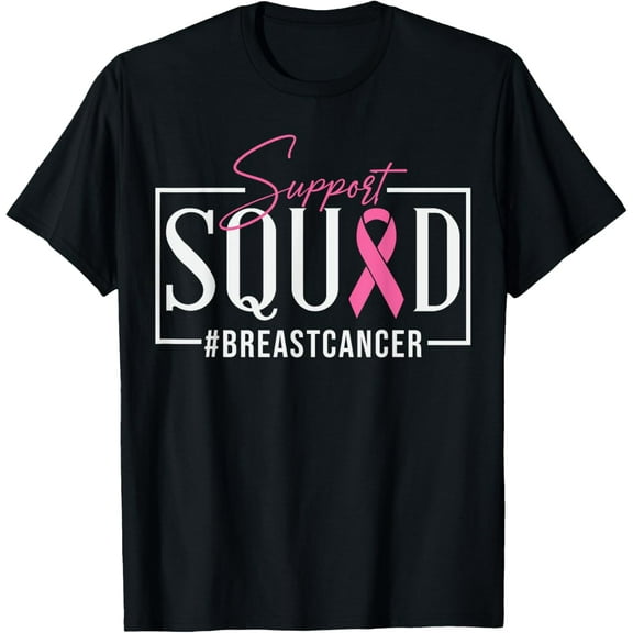 Support Squad Breast Cancer Awareness T-Shirt