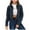 Blue, variant on Fjofpr Womens Jacket Denim Jackets for Women Buttons Long Sleeve Outerwear Loose Pockets Coat