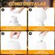 thumbnail image 5 of Lámpara de Mesa y Buró Táctil, Lámpara de Noche Escritorio Moderna con Bombilla LED de Luz 3000K, 3 Niveles Regulable, Pantalla de Vidrio Esmerilado y Base de Metal para Recámara Dormitorio y Oficina, 5 of 7
