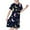 C, variant on Girls Nightgowns Short Sleeve - Cute Cartoon Print Cotton Soft Sleepwear, Loose A-Line Sleep Dress for Girls 2-15 Years, Suitable for Summer Air Conditioning Home Wear