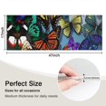 thumbnail image 5 of Multicolor Butterfly Group Pattern Kitchen Rug Mat,Kitchen Runner Rugs Non Skid Washable,Decorative Kitchen Floor Mats for Kitchen,Sink,Laundry,17"X47", 5 of 5