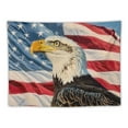 thumbnail image 5 of Orinice Bald Eagle American Flag Blue Sky Tapestry Wall Hanging Unique Style for Home Wall Decor Art Living Room Bedroom Farmhouse Dorm Independence Day Wall Art Tapestry 40x60inch, 5 of 6