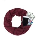 thumbnail image 1 of Pocket Scarf - Infinity Scarf with Hidden Pocket For Women Winter Warm Infinity Scarves Wrap, 1 of 8
