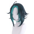 thumbnail image 2 of Peluca para cosplay Genshins Impacts Xiao, pelo sintético, 40 cm, 2 of 3