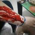 thumbnail image 4 of Fake Blood Gel Tube Horror Makeup Costume Halloween Party Red Tool 100ml, 4 of 4