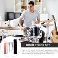 thumbnail image 3 of OULII 1 Ensemble Accessoire de Tambour avec Brosses en Fil d'Acier Sac de Rangement et Instruments de Percussion, 3 of 8